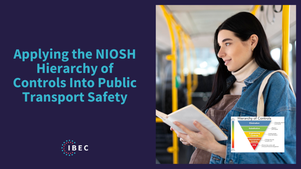 Woman feeling safe in public transport